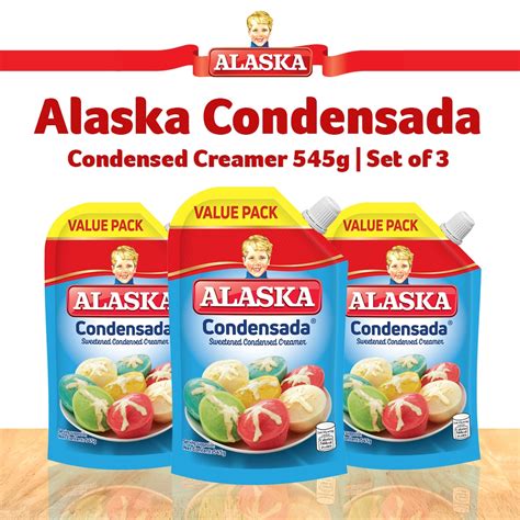 Alaska Condensada Pouch Condensed Creamer 545g Set Of 3 Shopee Philippines