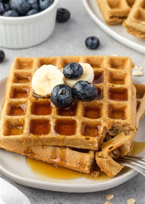 Crispy Oat Waffles Gluten Free Flavor The Moments