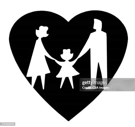 125 Family Heart Logo High Res Illustrations - Getty Images