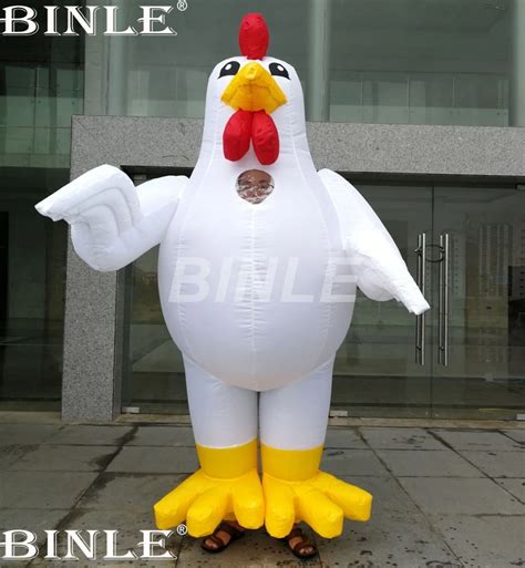 Custom Made High Quality 21m Inflatable Chicken Costume Giant