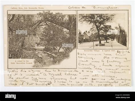 Postcard, Cadbury Bros Ltd Bournville Works, 1902 Topographical Views ...