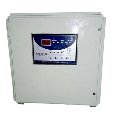 Cortek Single Phase 7 5 KVA Automatic Servo Voltage Stabilizer At Rs