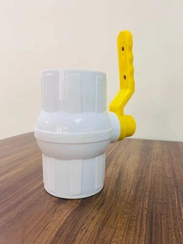 Polypropylene White Pvc Agriculture Ball Valve Threaded Size 15mm At Rs 23piece In Ahmedabad