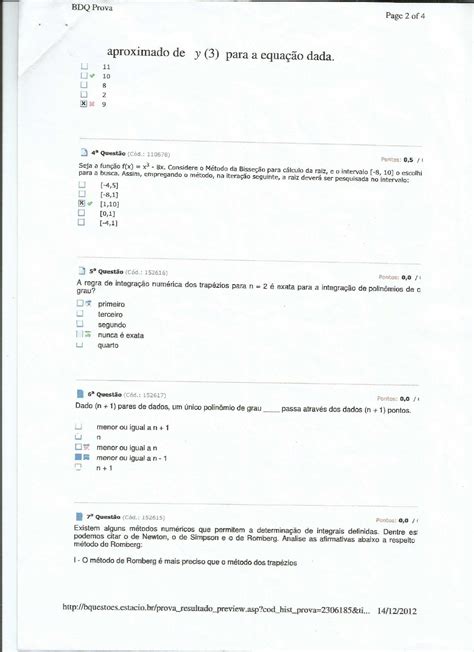 Av2 Calculo NumÉrico Cálculo Numérico