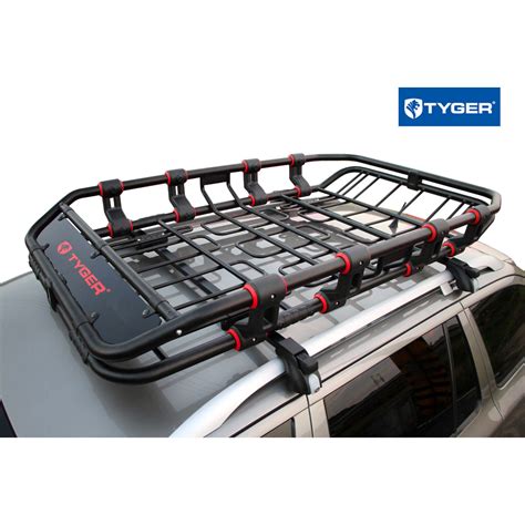 Tyger Auto Tg Rk1b906b Super Duty Roof Cargo Basket L 68 X W 41 X H 8 Luggage Carrier Rack