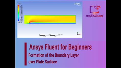 Ansys Fluent Tutorial For Beginners Boundary Layer On Flat Plate Surface Youtube