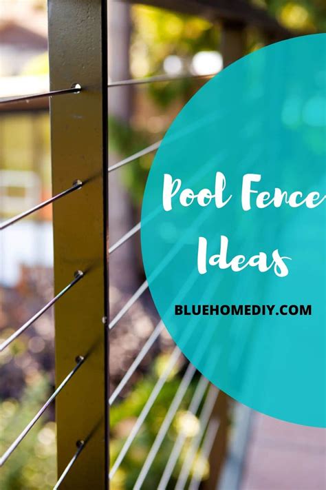 Stylish Pool Fence ideas (With Material Options Guide)