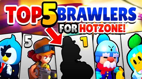 Top 5 Best Hot Zone Brawlers In Brawl Stars Best Brawlers In Hot Zone