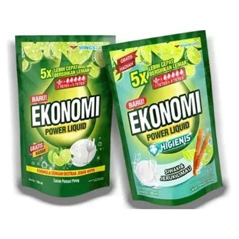 Jual Ekonomi Power Liquid Sabun Cucu Piring 132ml 680ml Shopee Indonesia