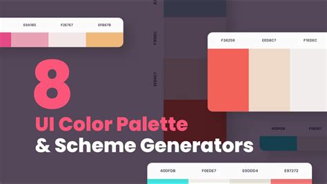 8 Best Ui Color Palette And Scheme Generators Youtube