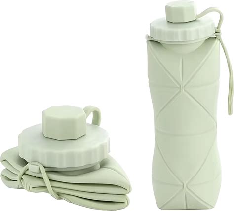 Garrafa De Agua Dobravel - Garrafa De Água Dobrável Retrátil Silicone Portátil Compacta 600ml ...