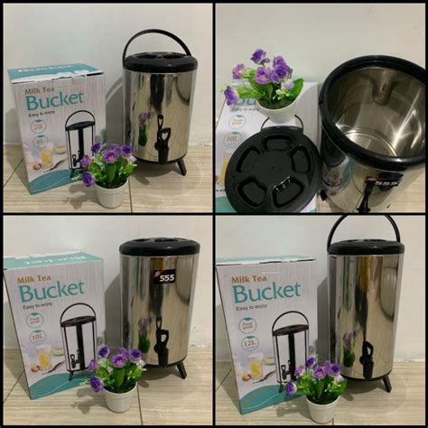 Jual Milk Tea Bucket Stainless Water Jug Termos Stainless Termos