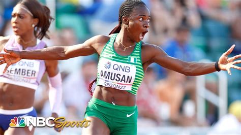 12 12 Tobi Amusan Sets WORLD RECORD In 100m Hurdles Semi At Worlds