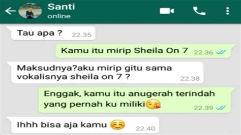 Chat Wa Gombal Romantis Auto Bikin Baper Part 3 Youtube