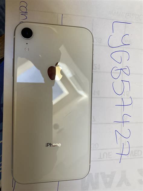 Apple Iphone Xr Unlocked White Gb A Lygb Swappa