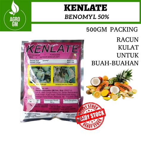 Racun Kulat Buah Buahan Kenlate Kenso Benex Fungicide Benomyl