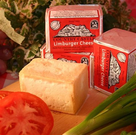 Limburger Cheese: smooth and creamy with an intense smell and flavor