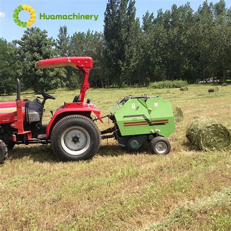 Rice Straw Baling Machine Mini Hay Baler Machine China Round Hay