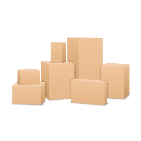 stacked boxes vector art icons  graphics