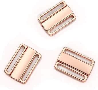Amazon 10 Sets 3 4 20mm Nickel Free Front Closing Bikini Clasp Clickers Closure 3 4