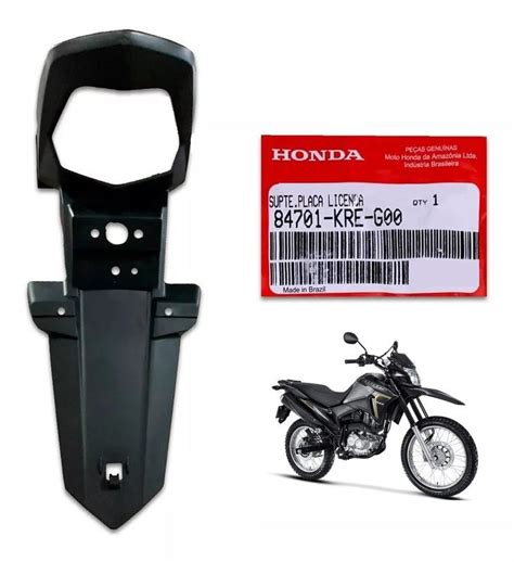 Paralama Traseiro Suporte Placa Honda Nxr Bros De Ate