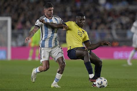 Argentina Vs Ecuador Fecha Horarios Canales De Tv Y Streaming Para