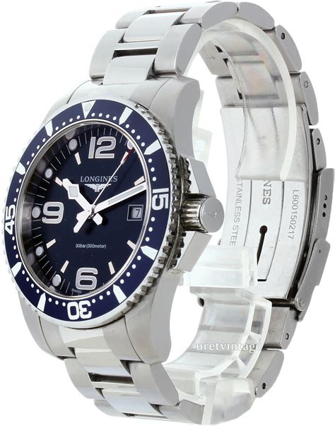 L38404966 Longines Hydroconquest Blåstål Ø44 Mm Begagnad 8 376 Kr