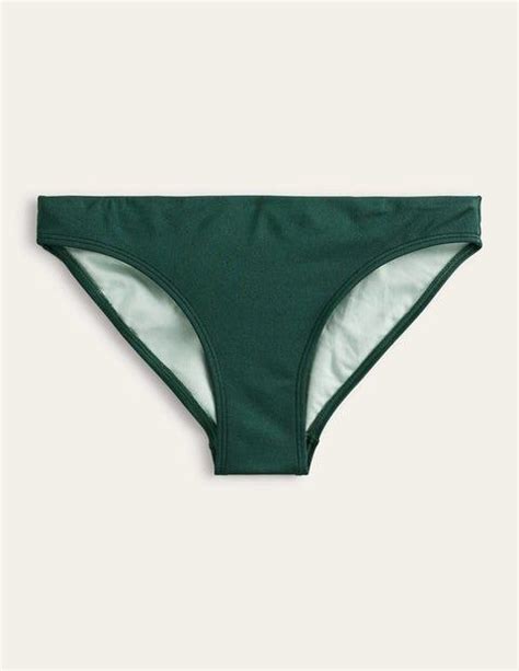 Boden Classic Texture Bikini Bottoms In Green Lyst