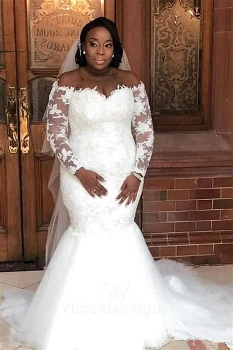 Plus Size Mermaid Wedding Dress With Sleeves Dresses Images 2024