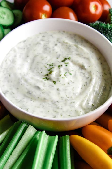 Vegan Veggie Dip | Baking You Happier