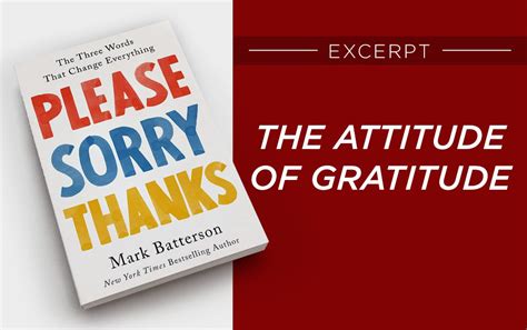 The Attitude Of Gratitude