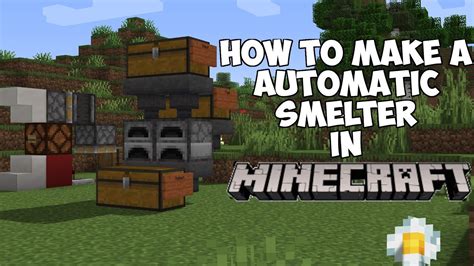 How To Make A Automatic Smelter In Minecraft YouTube