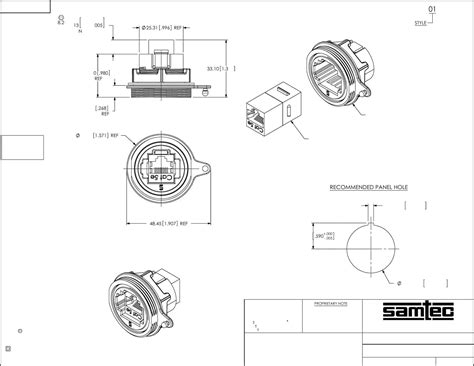 Scre Drawing Datasheet By Samtec Inc Digi Key Electronics