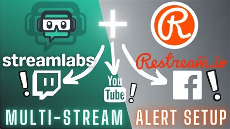 2021 How To Setup Multi Stream Alerts StreamlabsOBS Restream Io