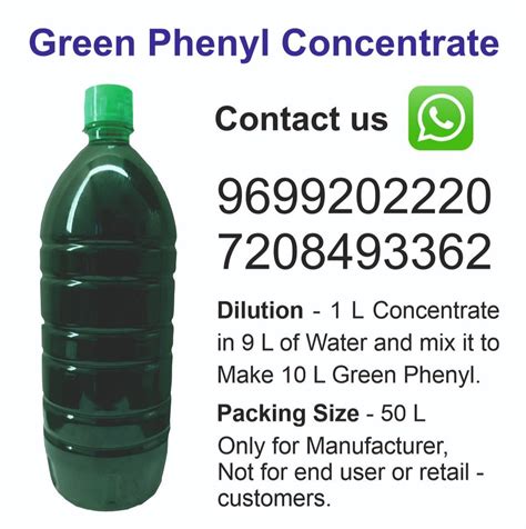 Liquid Floor Cleaning Green Phenyl Concentrate At Rs Litre In Mumbai