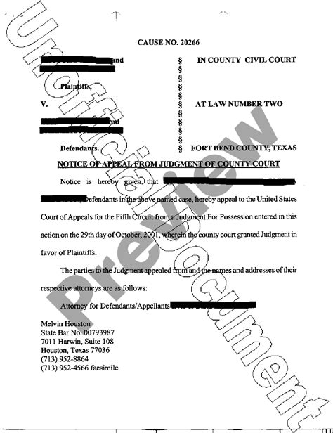 Texas Notice Of Appeal Form Withdrawal Us Legal Forms