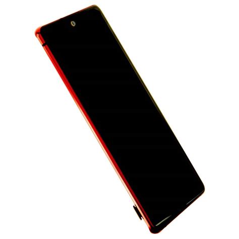 Oled Frame Assembly For Samsung Galaxy S Fe Cloud Red Premium