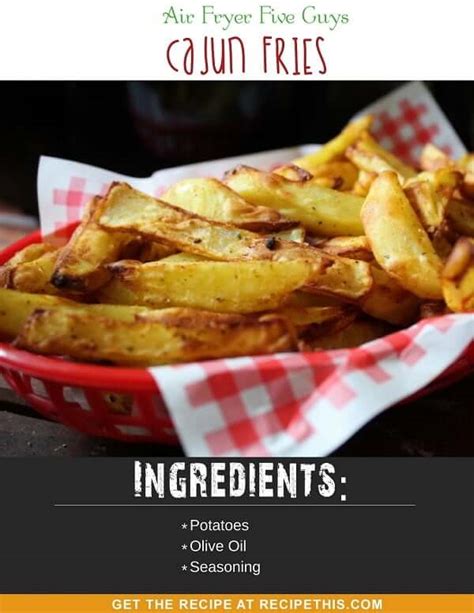 Five Guys Cajun Fries Seasoning Recipe