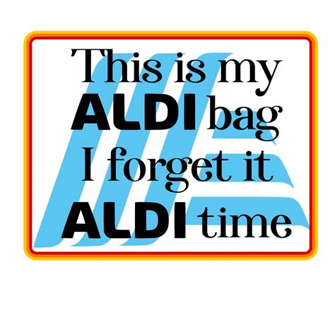 Aldi Bag Svg Png  For Cricut Silhouette Sublimation And Etsy