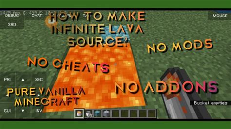 How To Create Infinite Lava Source Youtube