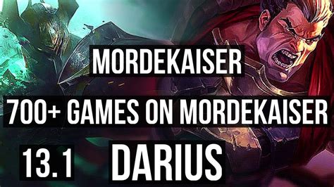 Morde Vs Darius Top 700 Games 11 2 4 1 2m Mastery Euw Master