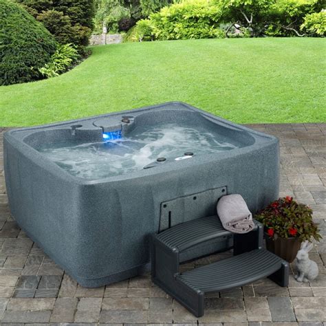 Aquarest Spas Ar 150 Select 4 Person 12 Jet Plug And Play Hot Tub W Led Waterfall