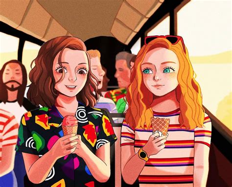 eleven and max by zimzielle on DeviantArt | Stranger things art, Finn ...