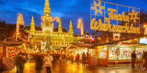 Traditional Christmas Market In Vienna Austria Photo S Borisov