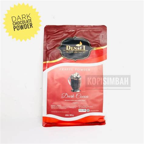 Powder Denali Rasa Dark Cocoa Gram Bubuk Minuman Chocolate Kualitas