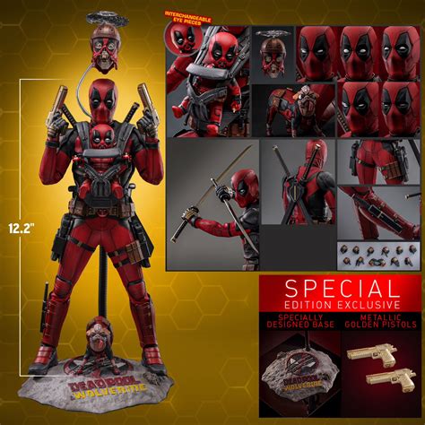 Marvel Legends Hot Toys Action Figures Deadpool Special Edition