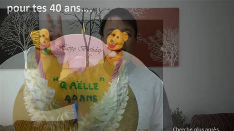 Un joyeux anniversaire avec Gaëlle pour ses 40 ans YouTube