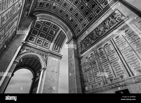 Arc de triomphe letoile Schwarzweiß Stockfotos und bilder Alamy