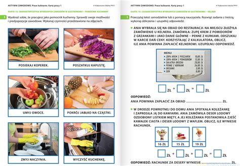 Pewny Start Aktywni Zawodowo Zaj Cia Kulinarne Karty Pracy