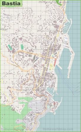 Bastia Maps | Corsica, France | Discover Bastia with Detailed Maps